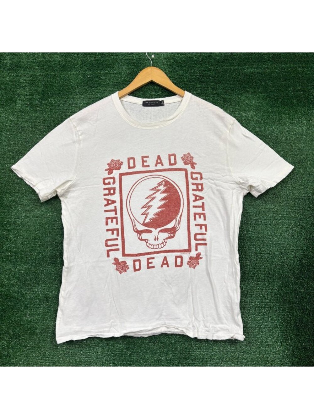 Junk Food Clothing x Grateful Dead Steal Your Face Rock Band T-Shirt Size Large